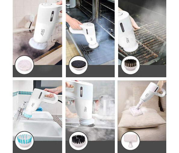 Nettoyeur vapeur 1200 W DB-500 avec 5 embouts brosse