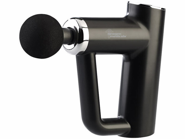 Pistolet de massage sans fil avec 4 embouts et 6 niveaux