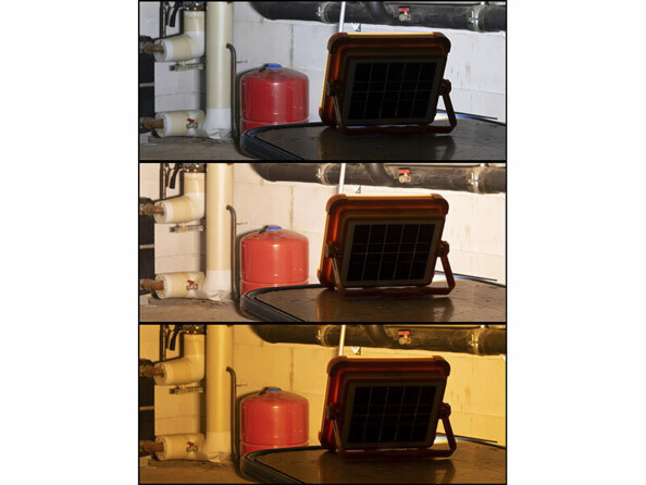 lampe de chantier rechargeable solaire led CCT