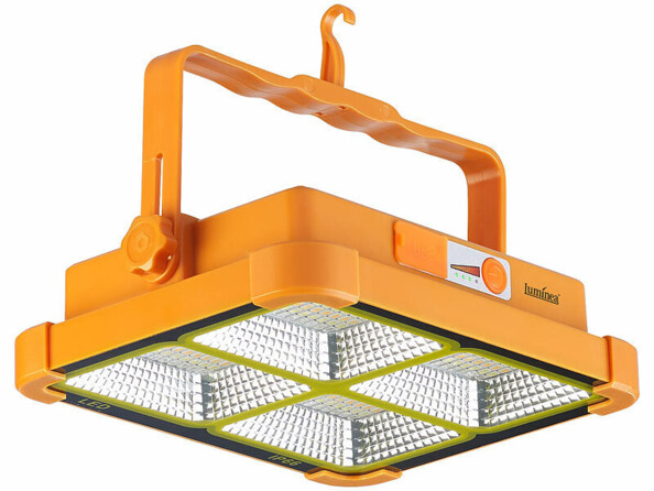 lampe de chantier rechargeable solaire batterie d'appoint