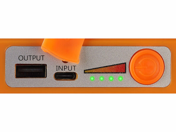 Panneau de commande du projecteur solaire de chantier Luminea