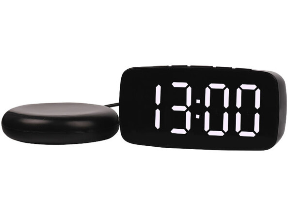 Réveil avec coussin vibrant