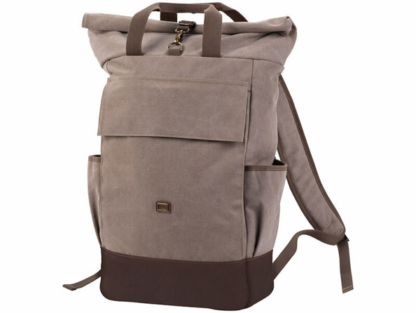 Sac à dos en toile rolltop 40 L avec compartiment PC