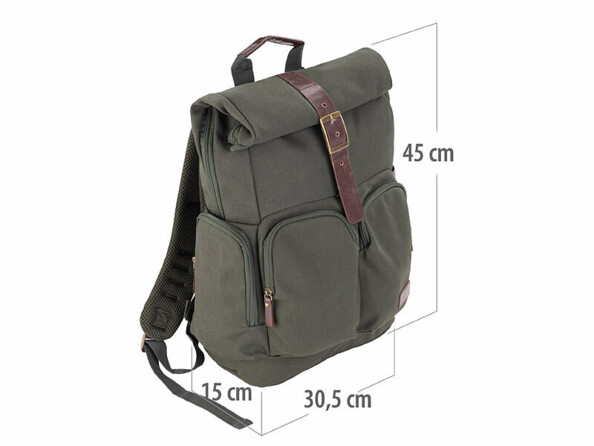 Sac à dos rolltop 18 L avec compartiment PC