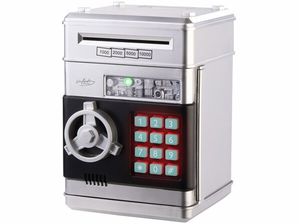 Tirelire électronique design coffre fort
