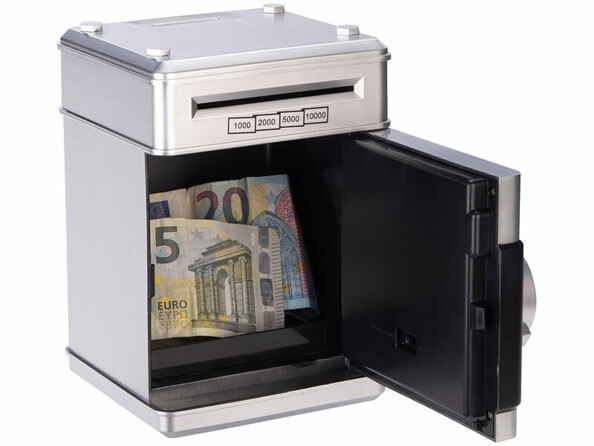 Tirelire électronique design coffre fort
