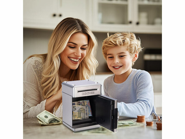 Tirelire électronique design coffre fort