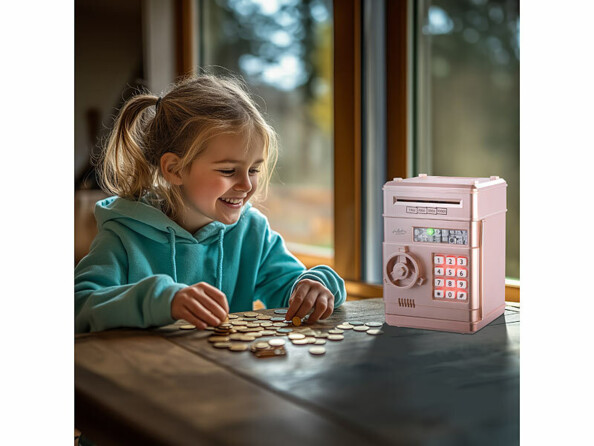 Tirelire électronique design coffre fort