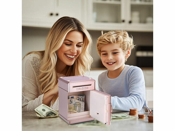 Tirelire électronique design coffre fort