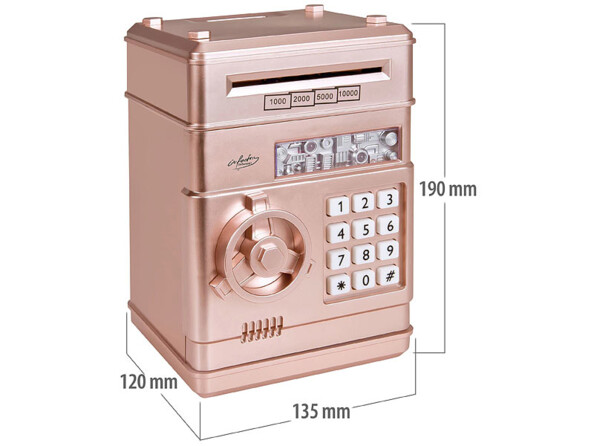 Tirelire électronique design coffre fort