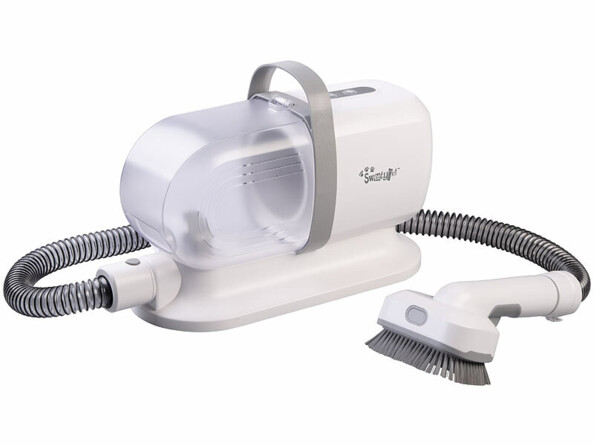 Tondeuse pour animaux avec aspirateur, séchoir et brosses