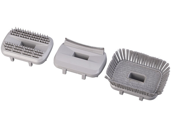 Tondeuse pour animaux avec aspirateur, séchoir et brosses