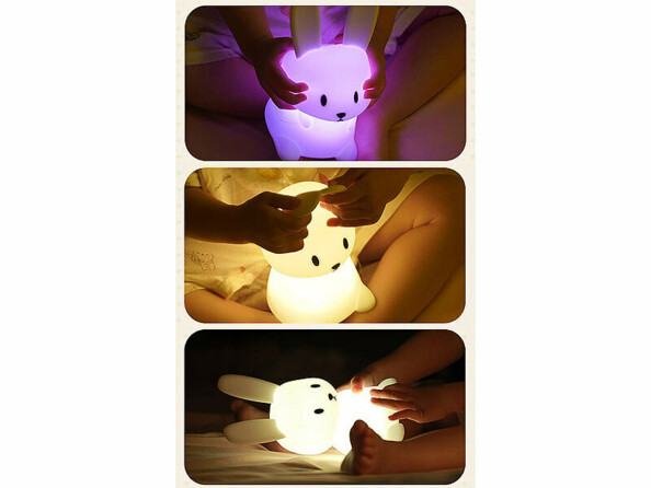 Veilleuse silicone lapin RVBB rechargeable