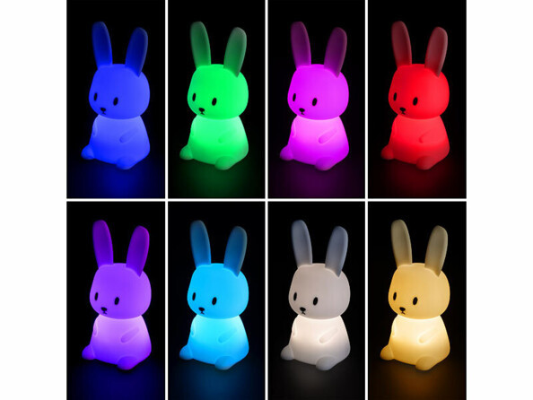 Veilleuse enfant lapin RVBB rechargeable