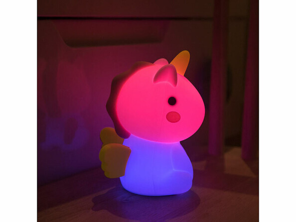 Veilleuse licorne RVB rechargeable