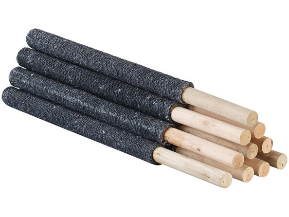 10 torches en cire avec protège-mains combustion jusqu'à 45 min