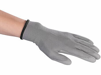 gant de travail taille XL mis en situation sur une main