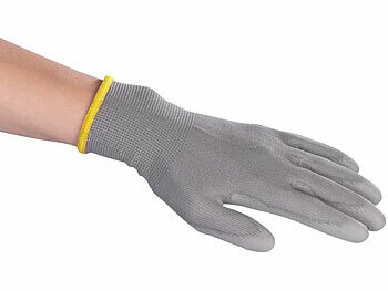 gants de travail taille M porté sur une main