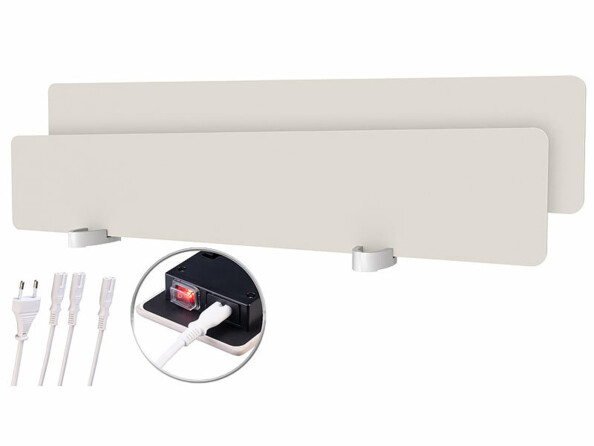 Pack de 2 panneaux infrarouges électriques anti-moisissures de la marque Sichler Haushaltsgeräte
