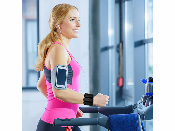 2 poids pour poignets et chevilles 0,5 kg - coloris noir