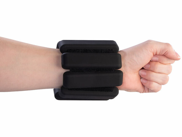 2 poids pour poignets et chevilles 0,9 kg - coloris rose