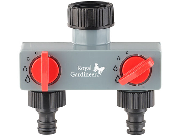 Répartiteur d'arrosage à 2 voies de la marque Royal Gardineer