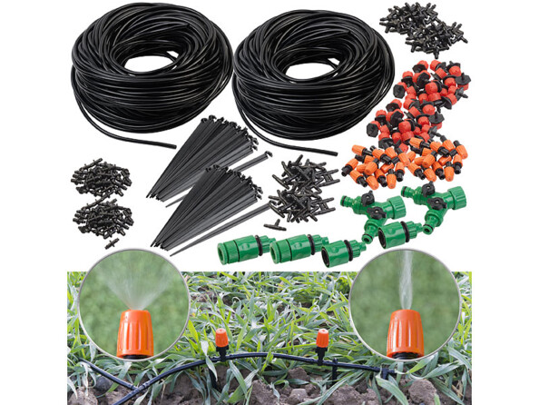 Lot de 2 systèmes d'irrigation 136 pièces.