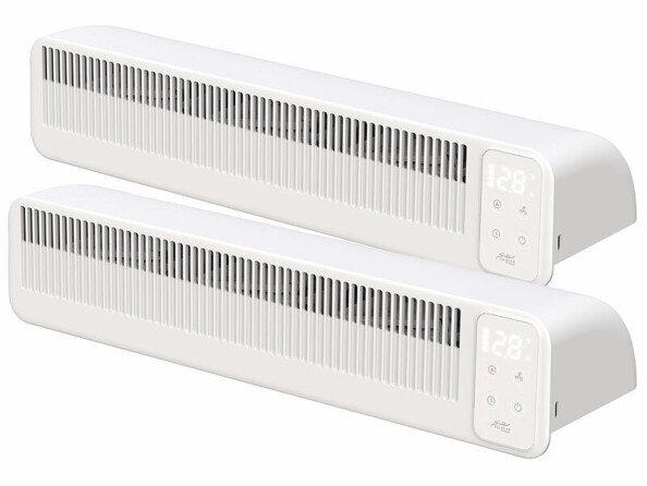 Pack de 2 ventilateurs rechargeables pour chauffage à 3 vitesses de la marque Sichler Haushaltsgeräte