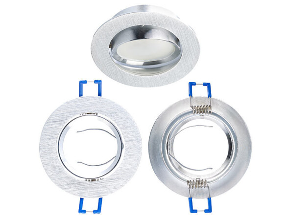 3 cadres encastrables pour ampoule gu 5.3 MR16