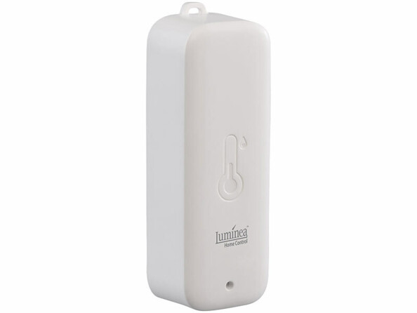 thermomètre - hygromètre connecté vue de 3/4 face