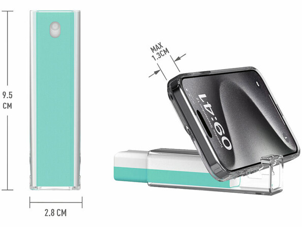 nettoyant pour écran rechargeable et supports pour téléphone