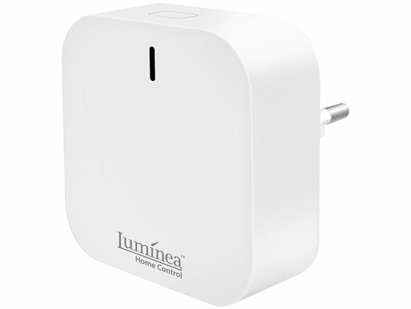 Passerelle réseau à fonction bluetooth pour appareils de domotique Elesion de la marque Luminea Home Control