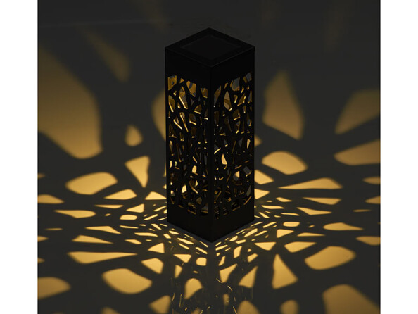 12 lanternes décoratives solaires à LED blanc chaud