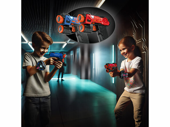 Pistolets laser et cibles infrarouges