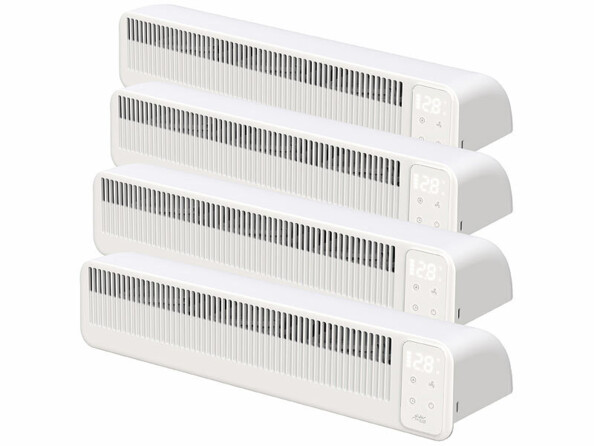 Pack de 4 ventilateurs rechargeables pour chauffage à 3 vitesses de la marque Sichler Haushaltsgeräte