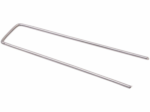 50 piquets de tente15 cm en acier inoxydable