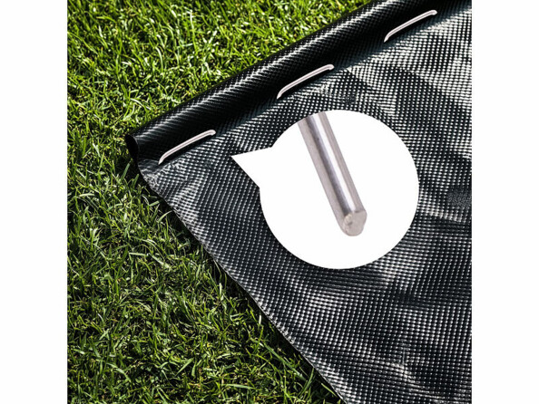 50 sardines 15 cm en acier inoxydable