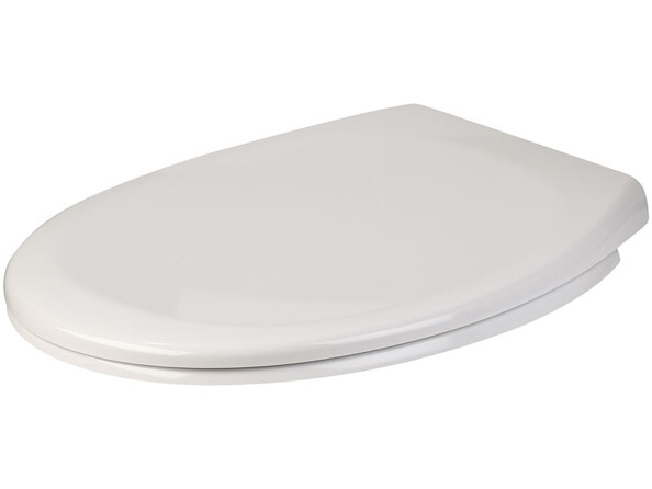 2 abattants de WC universels en O avec frein de chute