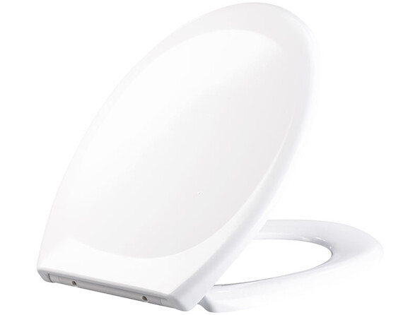 Abattant de WC universel en O avec frein de chute