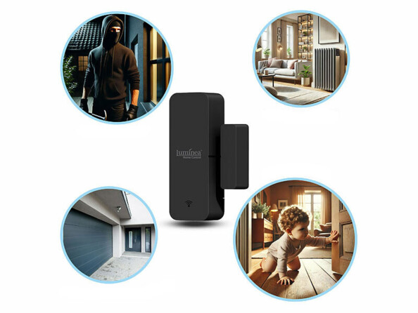 détecteur de porte / fenêtre connecté noir