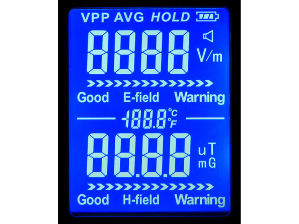 Détecteur EMF de rayonnement électromagnétique