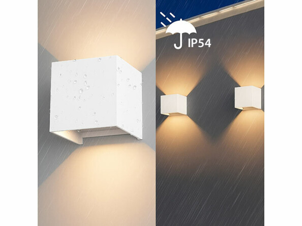 Applique murale d'extérieur 385 lm ampoule LED G9