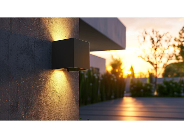 Applique murale d'extérieur double faisceau 385 lm LED G9 