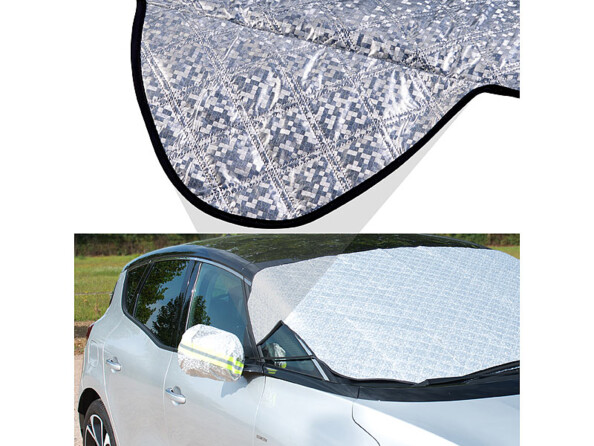 Bâche magnétique.Protège le pare-brise et les rétroviseurs latéraux