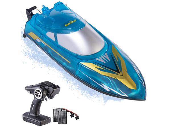 Bateau télécommandé à LED