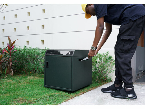 Boîte aux lettres et colis connectée 46 x 50 x 50 cm