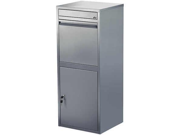 Boîte aux lettres sur pied avec dispositif anti-retour vue d'ensemble