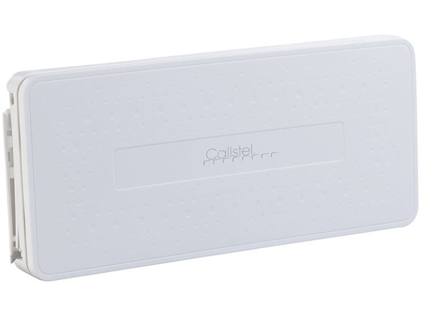 Boîte de rangement pliable pour multiprise coloris blanc vue pliée