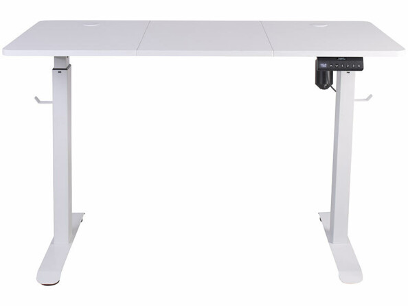 Bureau assis/debout électrique avec roulettes