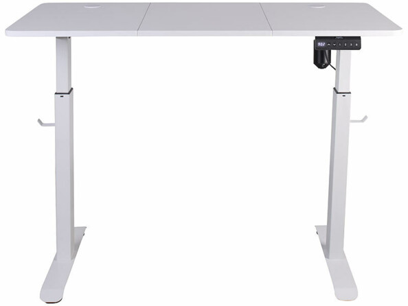 Bureau assis/debout électrique avec roulettes